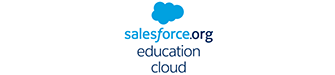 This is the logo for Salesforce Education Cloud, the college application management software branch of the Salesforce CRM system.